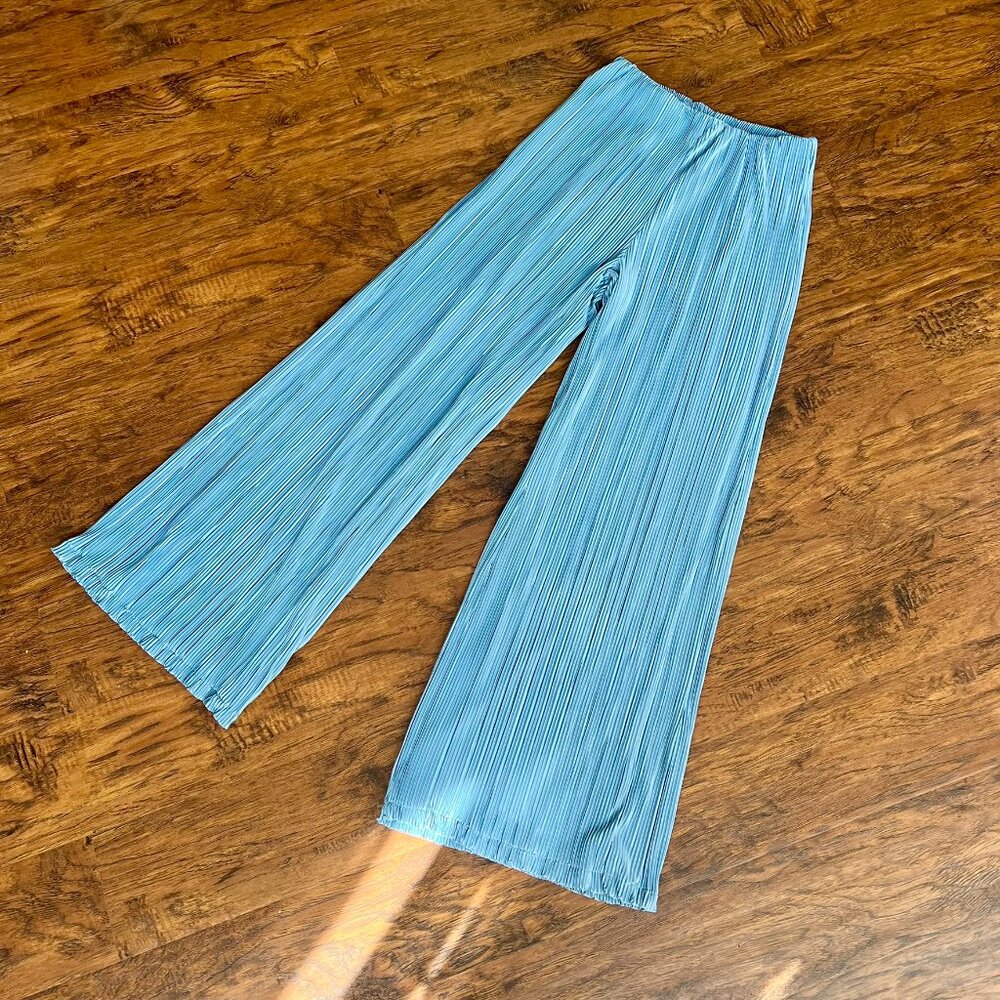 Light Blue Wide Leg Dress Pants Lulus Nordstrom